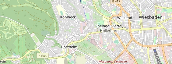 Geschäft Wiesbaden auf Karte