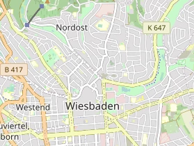 Geschäft Wiesbaden auf Karte