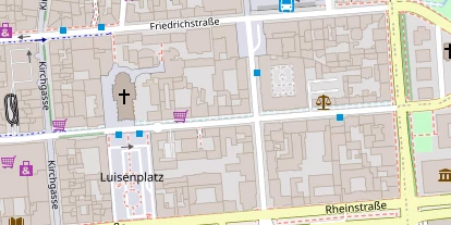 Geschäft Wiesbaden auf Satellitenbild